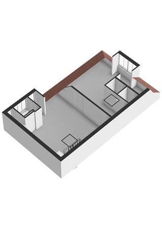 Floorplan - Voorstraat 32, 3441 CM Woerden